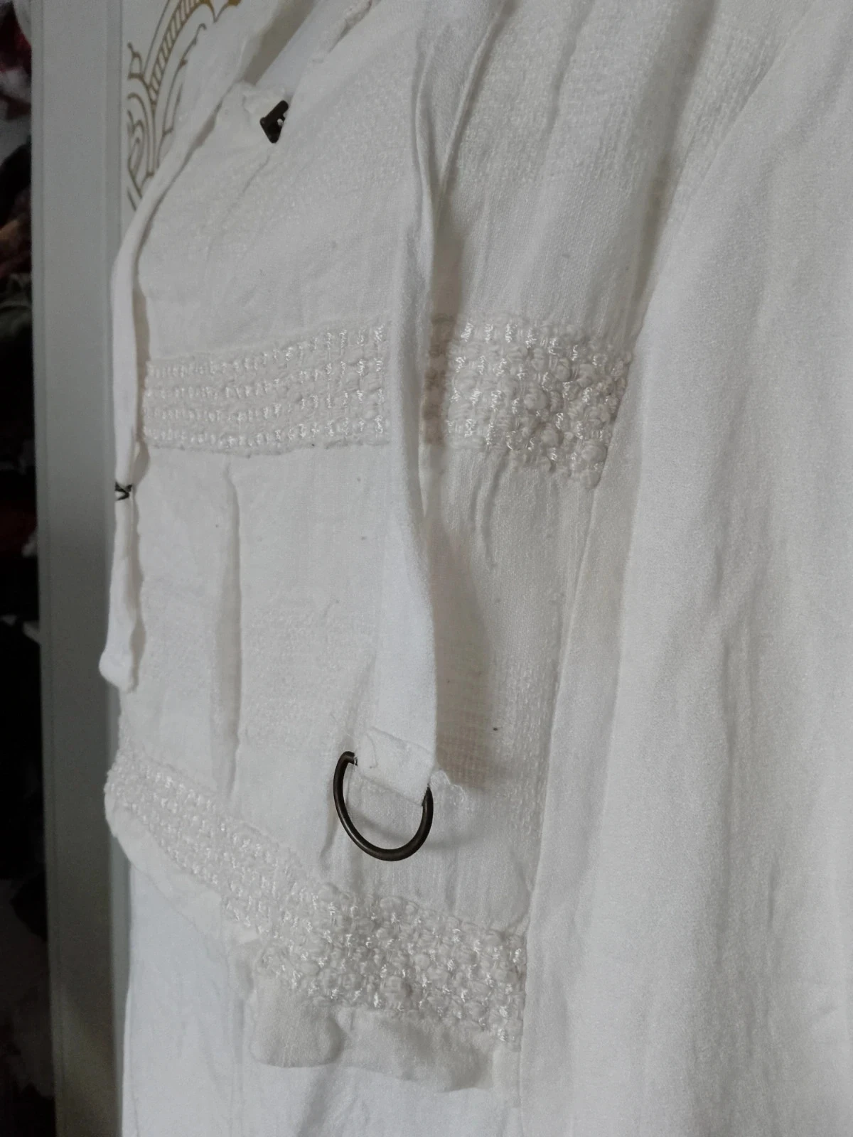 Bonita Túnica bohemia blanca talla 40 – photo 5